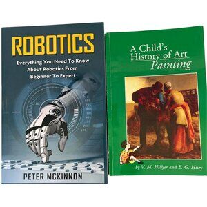 Students‎ Robotics & Art History Book Set Home School Teach